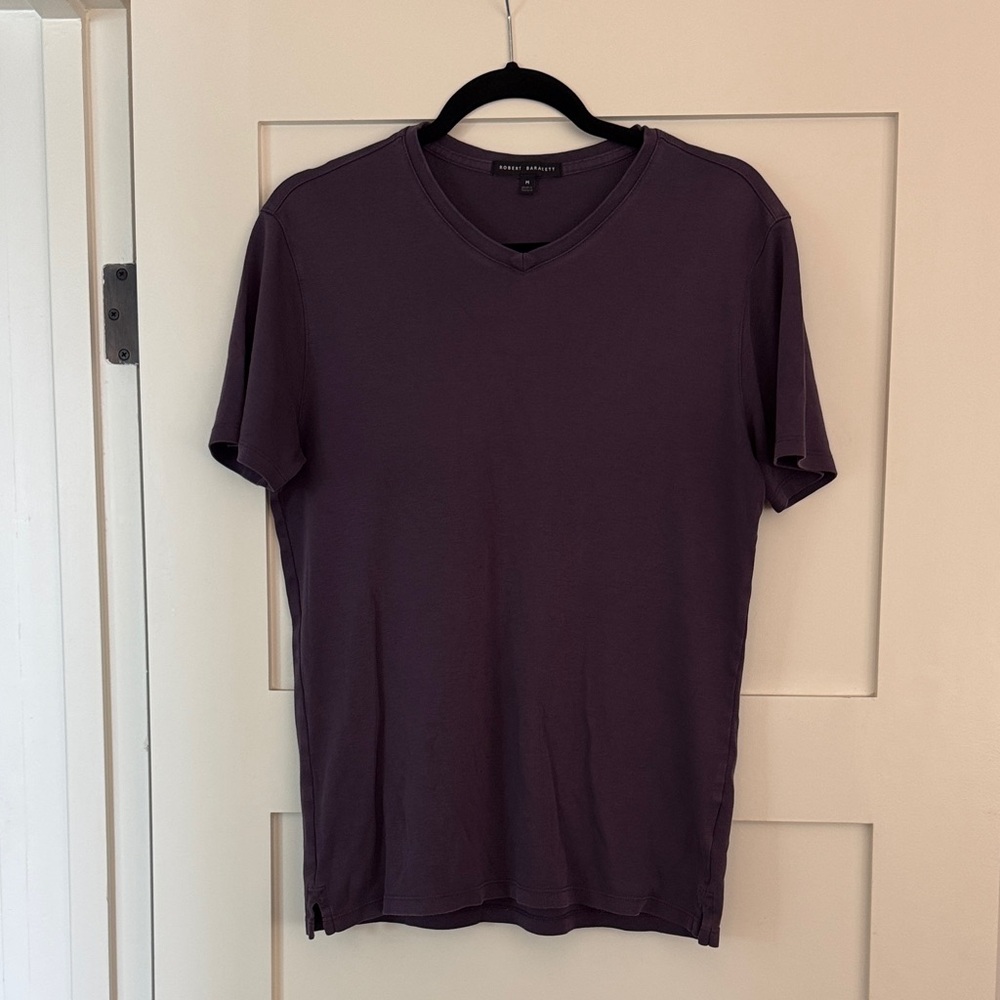 Robert Barakett Deep Purple V-Neck Tee